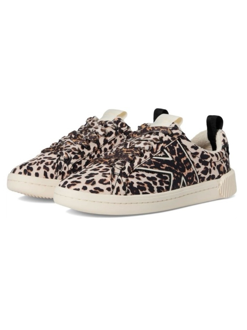 ♠️ Kate Spade K As In Kate Court Sneakers Leopard Print Size 7 NWOB Xtra Laces